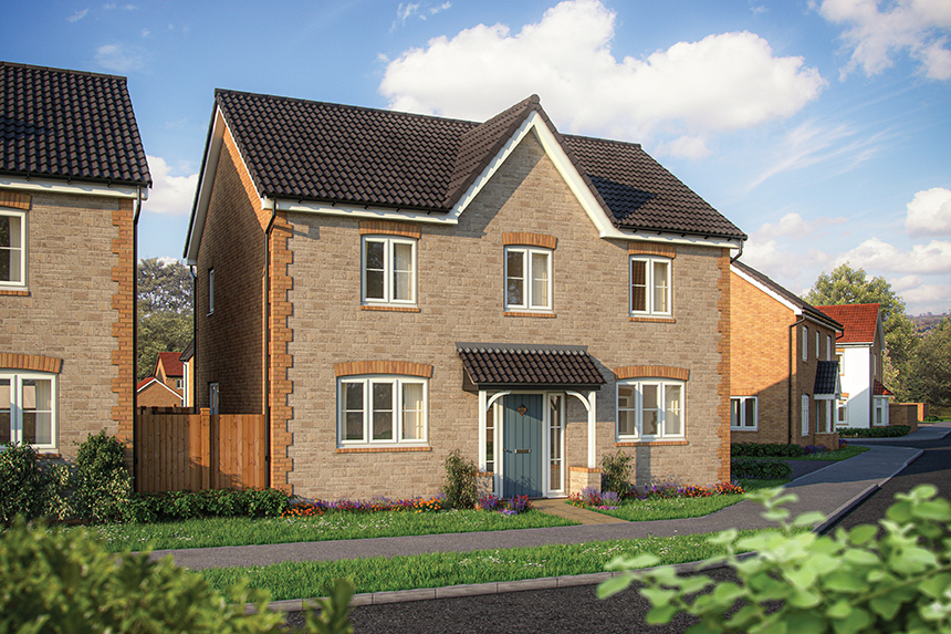 Home 18 Chestnut St Congar's Place New Homes For Sale in Congresbury Bovis Homes